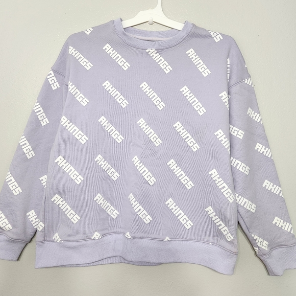 AKINGS 1984 All Over Logo Graphic Crewneck Sweatshirt - Picture 3 of 9